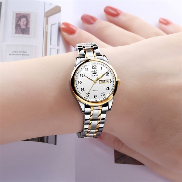 olevs wrist watch for women brand luxury fashion waterproof stainless steel analog quartz wristwatches ladies gifts 5567 220421, Slivery;golden
olevs wrist watch for women brand luxury fashion waterproof stainless steel analog quartz wristwatches ladies gifts 5567 220421, Slivery;golden