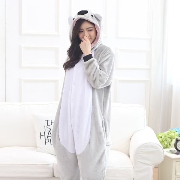 animal koala sleepwear gray cute pajama women girl kigurumis winter warm soft flannel onesie festival party outfit overall y200425, Black;red
animal koala sleepwear gray cute pajama women girl kigurumis winter warm soft flannel onesie festival party outfit overall y200425, Black;red
