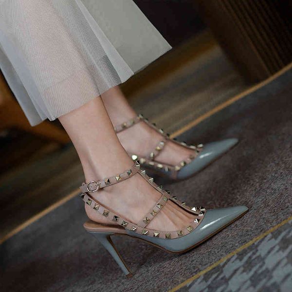 slippers v family rivet high heels women's thin temperament super pointed liuding sandals summer dd27, Black
slippers v family rivet high heels women's thin temperament super pointed liuding sandals summer dd27, Black