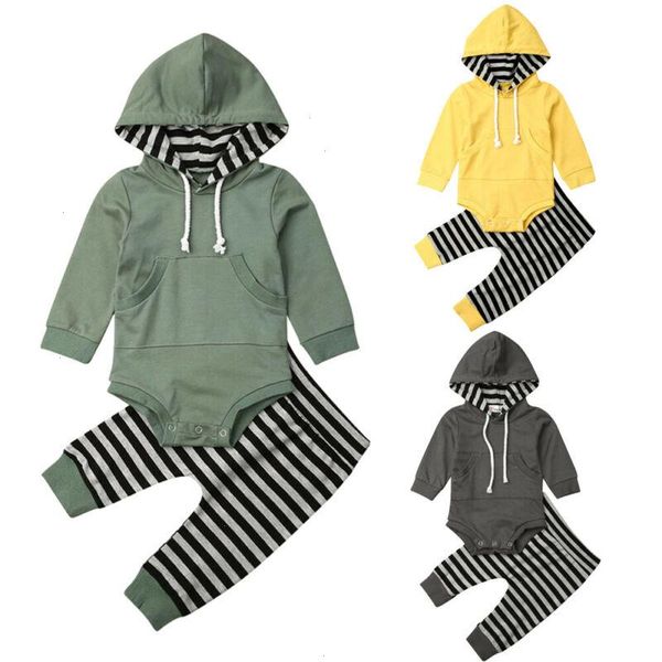 spring 0-24m toddler baby boy sets autumn clothes hooded romper striped long pants outfits, White
spring 0-24m toddler baby boy sets autumn clothes hooded romper striped long pants outfits, White