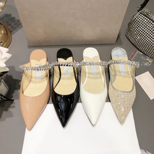 exquisite women half slippers luxury glaring rhinestone pointed toes flat heels shoes fashion party ladies elegant slide sandals loafers des, Black
exquisite women half slippers luxury glaring rhinestone pointed toes flat heels shoes fashion party ladies elegant slide sandals loafers des, Black