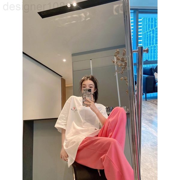 women's t-shirt designer 22ss new short sleeve t-shirt back pink letters cactus loose os version fashion casual men and women alike 3iy, White
women's t-shirt designer 22ss new short sleeve t-shirt back pink letters cactus loose os version fashion casual men and women alike 3iy, White