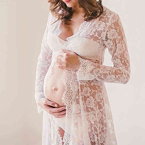 2022 maxi dress maternity lace tulle pregnancy clothes p shoot long sleeves maternity bathrobe for pgraphy gown y220414, Black
2022 maxi dress maternity lace tulle pregnancy clothes p shoot long sleeves maternity bathrobe for pgraphy gown y220414, Black