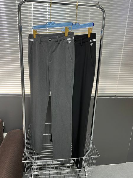 grade mens designer pants classic fashion embroidery design business gentleman work pants comfortable breathable material luxury men pants, Black
grade mens designer pants classic fashion embroidery design business gentleman work pants comfortable breathable material luxury men pants, Black
