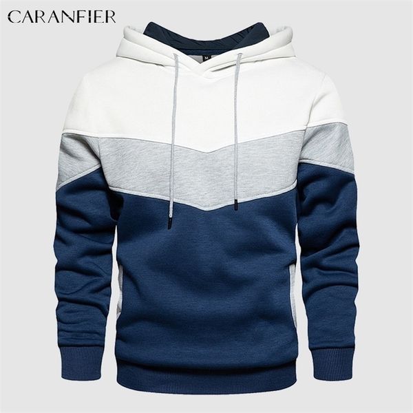 caranfier mens hoodies sweatshirts tricolor patchwork drawstring male hooded fleece pullover running tracksuit fitness hoody 220805, Black
caranfier mens hoodies sweatshirts tricolor patchwork drawstring male hooded fleece pullover running tracksuit fitness hoody 220805, Black