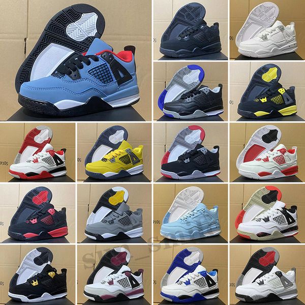 kids 4 bred white oreo university blue lightning basketball shoes 4s children boy girls black cat red thunder pure money sneakers toddlers b
kids 4 bred white oreo university blue lightning basketball shoes 4s children boy girls black cat red thunder pure money sneakers toddlers b