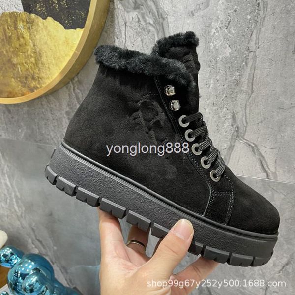 boots 21 pudajia flat heel daily artificial wool grey round head low tube medium suede cotton shoes, Black
boots 21 pudajia flat heel daily artificial wool grey round head low tube medium suede cotton shoes, Black