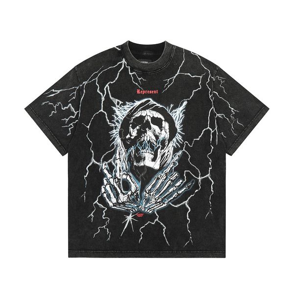 22fw vintage t shirts tee men women skull print short sleeve t-shirt hip hop, White;black
22fw vintage t shirts tee men women skull print short sleeve t-shirt hip hop, White;black