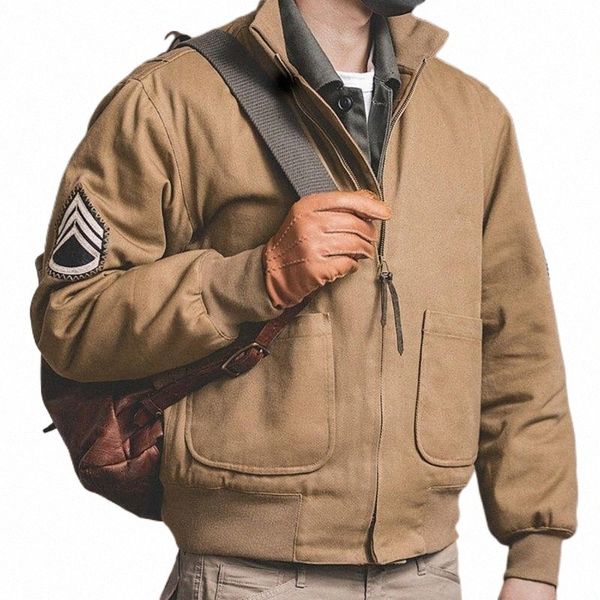 men's jackets 2021 men cotton khaki bomber jacket autumn warm casual cargo windproof tactical t8oq#, Black;brown
men's jackets 2021 men cotton khaki bomber jacket autumn warm casual cargo windproof tactical t8oq#, Black;brown