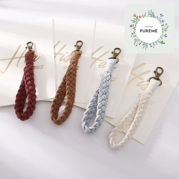 personalised handmade braided macrame wristlet keychain boho bracelet teacher gift key chain accessories wholesale 220411, Silver
personalised handmade braided macrame wristlet keychain boho bracelet teacher gift key chain accessories wholesale 220411, Silver