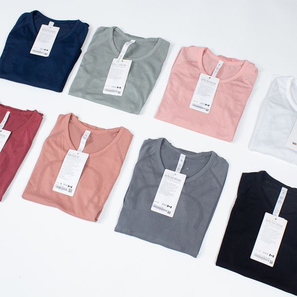 classic brand lulu high elastics t shirts yoga shirt long sleeve quick dry breathable workout push-up gym t-shirt fitness tees lu tshirts v, White
classic brand lulu high elastics t shirts yoga shirt long sleeve quick dry breathable workout push-up gym t-shirt fitness tees lu tshirts v, White