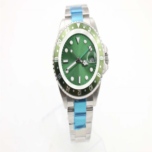 men's mechanical watch 116710 business casual modern silver white stainless steel case green side ring dial 4-pin 40mm calend303q, Slivery;brown
men's mechanical watch 116710 business casual modern silver white stainless steel case green side ring dial 4-pin 40mm calend303q, Slivery;brown