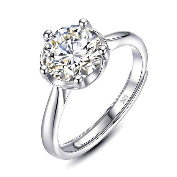 real 2 ct d color moissanite rings for women 5 prongs adjustable wedding ring diamond test pass luxury woman jewelry gift, Slivery;golden
real 2 ct d color moissanite rings for women 5 prongs adjustable wedding ring diamond test pass luxury woman jewelry gift, Slivery;golden