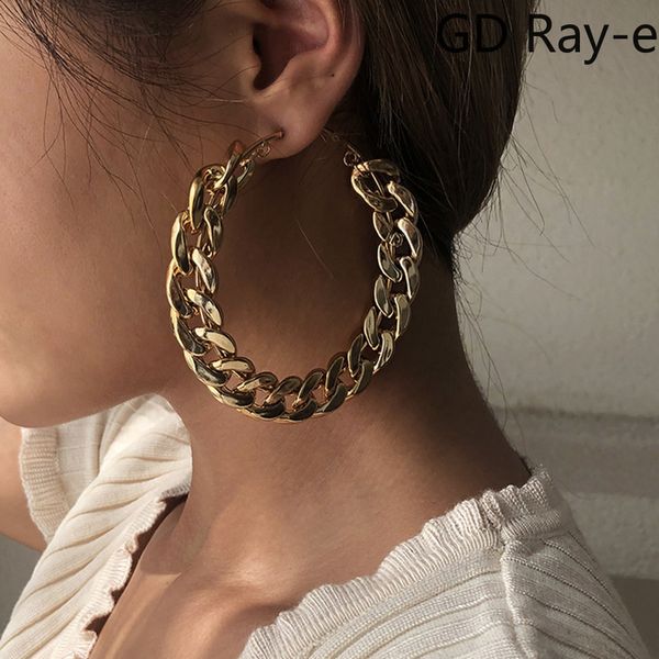 punk big circle round hoop earrings for women retro fashion oversized large gold twisted girls party jewelry gift 220716, Golden;silver
punk big circle round hoop earrings for women retro fashion oversized large gold twisted girls party jewelry gift 220716, Golden;silver
