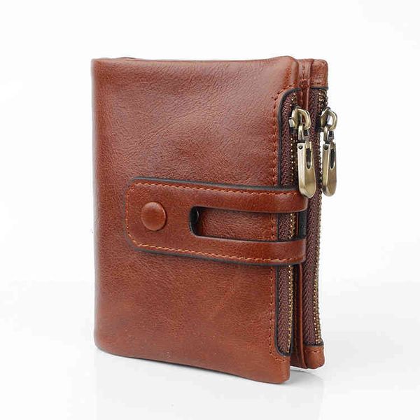wallets bags rfid crazy horse leather pocket short double zipper men's wallet, Red;black
wallets bags rfid crazy horse leather pocket short double zipper men's wallet, Red;black