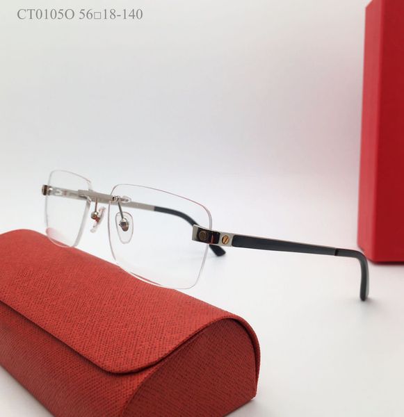 frame optical eyeglasses for woman and mens new 2022 fashion retro frameless 0105o with box, Silver
frame optical eyeglasses for woman and mens new 2022 fashion retro frameless 0105o with box, Silver
