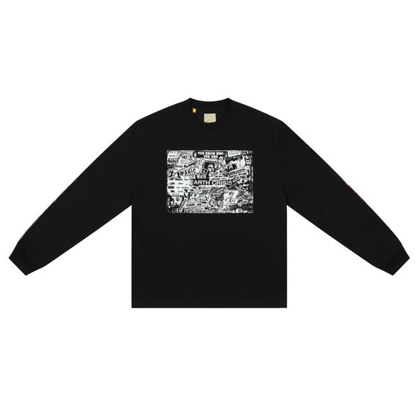 22fw spring movie poster plus size tees europe america cartoon graffiti back letter logo printed long sleeve, Black;brown
22fw spring movie poster plus size tees europe america cartoon graffiti back letter logo printed long sleeve, Black;brown