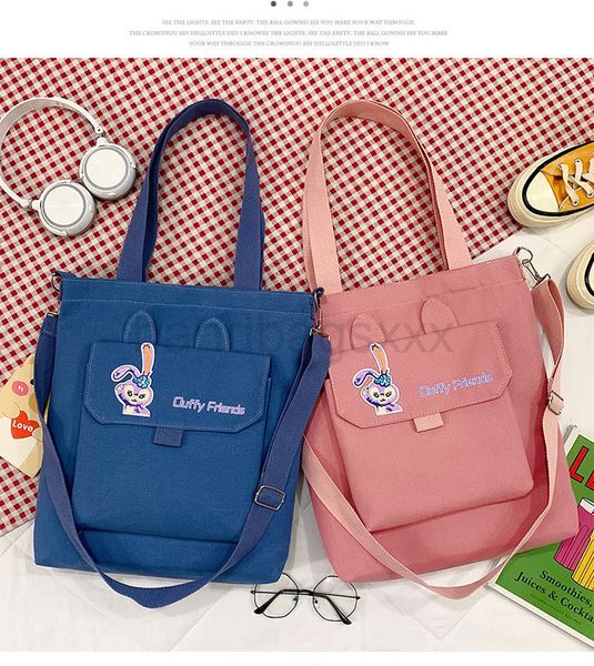 korean version of the new cute canvas bag shoulder messenger student backpack large-capacity handbag
korean version of the new cute canvas bag shoulder messenger student backpack large-capacity handbag