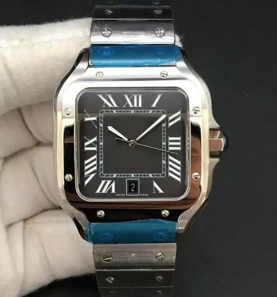 men's sports square watch 40mm geneva 316 true stainless steel automatic calendar with roman surface, Slivery;brown
men's sports square watch 40mm geneva 316 true stainless steel automatic calendar with roman surface, Slivery;brown