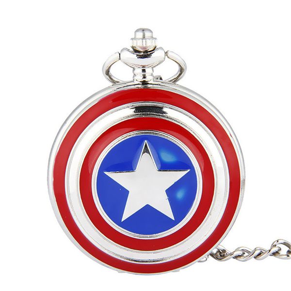 10pcs us captain five pointed star pocket watch large european and american style flip lon, Slivery;golden
10pcs us captain five pointed star pocket watch large european and american style flip lon, Slivery;golden