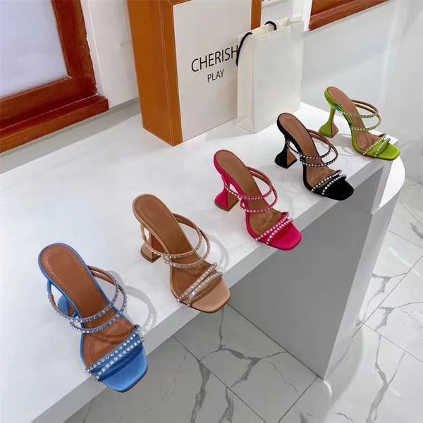amina muaddi designer heels new womens sandals red bottoms heels set auger crysta buckle wedding dress shoes back strap genuine leather sole, Black
amina muaddi designer heels new womens sandals red bottoms heels set auger crysta buckle wedding dress shoes back strap genuine leather sole, Black
