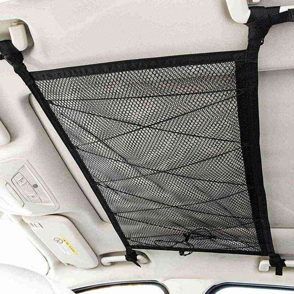 2pc car ceiling storage net pocket roof interior cargo net bag car trunk storage pouch sundries storage organizer black y220414
2pc car ceiling storage net pocket roof interior cargo net bag car trunk storage pouch sundries storage organizer black y220414
