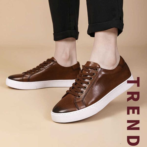2022 elling men's british leather dress shoes thick bottom trend korean version leisure layer cow sneakers sports classic luxury paris, Black
2022 elling men's british leather dress shoes thick bottom trend korean version leisure layer cow sneakers sports classic luxury paris, Black