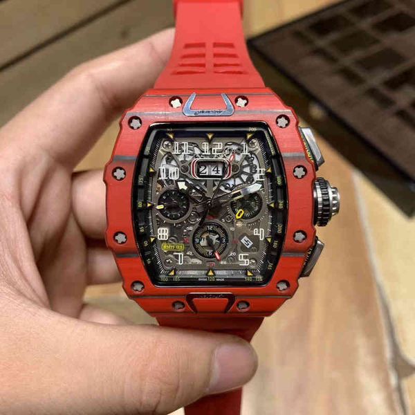 watch date business leisure richa milles carbon fiber red personality mens automatic mechanical watch tape tide calendar atmosphere, Slivery;brown
watch date business leisure richa milles carbon fiber red personality mens automatic mechanical watch tape tide calendar atmosphere, Slivery;brown