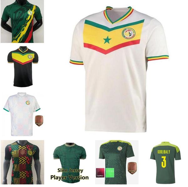 one star 2021 2022 senegal soccer jerseys 21 22 fans player version national mane koulibaly gueye kouyate sarr homme maillot de foot footbal, Black;yellow
one star 2021 2022 senegal soccer jerseys 21 22 fans player version national mane koulibaly gueye kouyate sarr homme maillot de foot footbal, Black;yellow