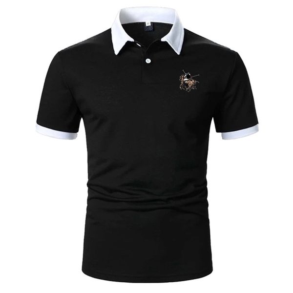 men's polos men's polo shirts short sleeve polo shirts contrast polo summer 220823, White;black
men's polos men's polo shirts short sleeve polo shirts contrast polo summer 220823, White;black