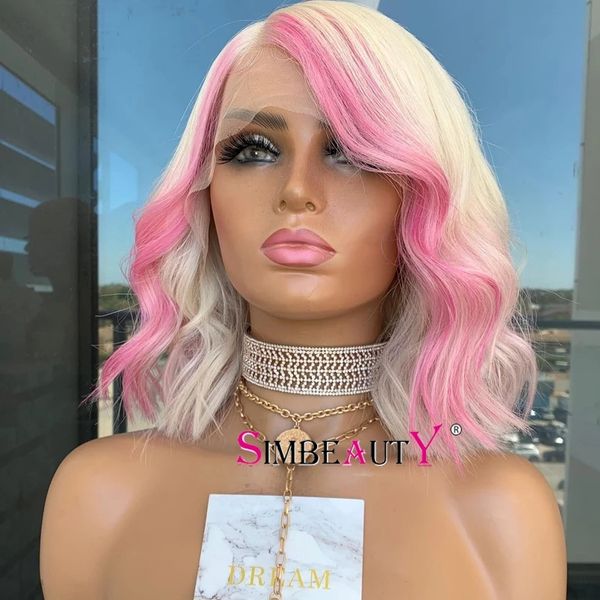indian transparent 13x6 deep part lace front human hair wigs with baby hairs short bob glueless ombre pink platinum blonde wigs, Black
indian transparent 13x6 deep part lace front human hair wigs with baby hairs short bob glueless ombre pink platinum blonde wigs, Black