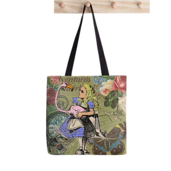 shopper alice in wonderland flamingo painted tote bag women harajuku shopper handbag girl shoulder shopping bag lady canvas bag
shopper alice in wonderland flamingo painted tote bag women harajuku shopper handbag girl shoulder shopping bag lady canvas bag
