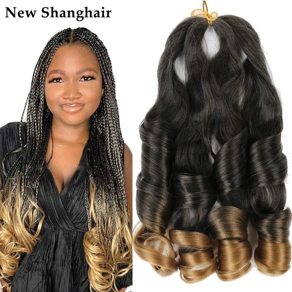 22"french curls synthetic loose wave crochet hair for braids spiral braiding hair extensions 75g/pcs ombre pre stretched afro bs04, Black
22"french curls synthetic loose wave crochet hair for braids spiral braiding hair extensions 75g/pcs ombre pre stretched afro bs04, Black