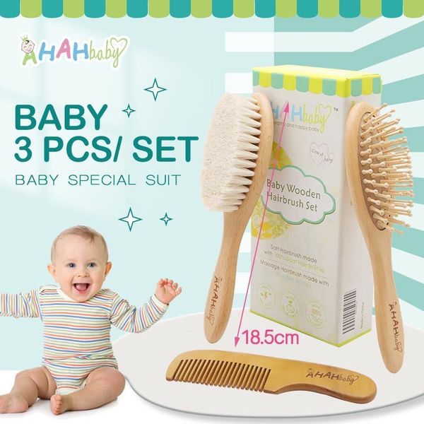 baby hair brush personalized wood and comb set for born portable pocket goat bath for kids 220728, Silver
baby hair brush personalized wood and comb set for born portable pocket goat bath for kids 220728, Silver