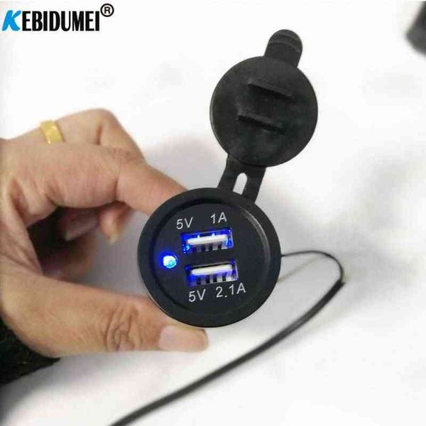 dual usb car phone charger 5v 2.1a usb auto socket charge led lights cigarette lighter waterproof 12v charger accessories w220328
dual usb car phone charger 5v 2.1a usb auto socket charge led lights cigarette lighter waterproof 12v charger accessories w220328