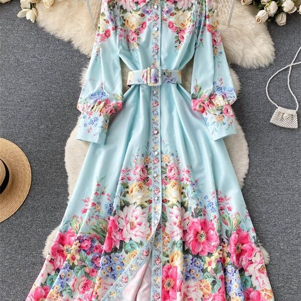 runway fashion women dress turn down neck single breasted lantern sleeve floral printed holiday party midi vestido n6890 220504, Black;gray
runway fashion women dress turn down neck single breasted lantern sleeve floral printed holiday party midi vestido n6890 220504, Black;gray