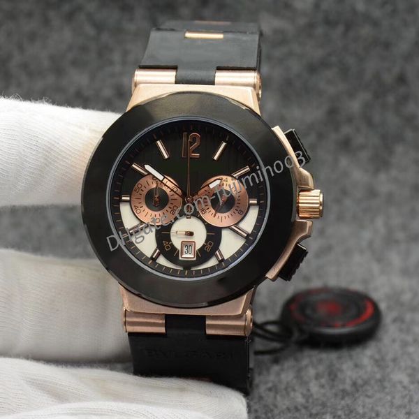 luxury watch men 44mm quartz calibro 303 chronograph subdial work tick movement stainless steel watch model battery watches, Slivery;brown
luxury watch men 44mm quartz calibro 303 chronograph subdial work tick movement stainless steel watch model battery watches, Slivery;brown