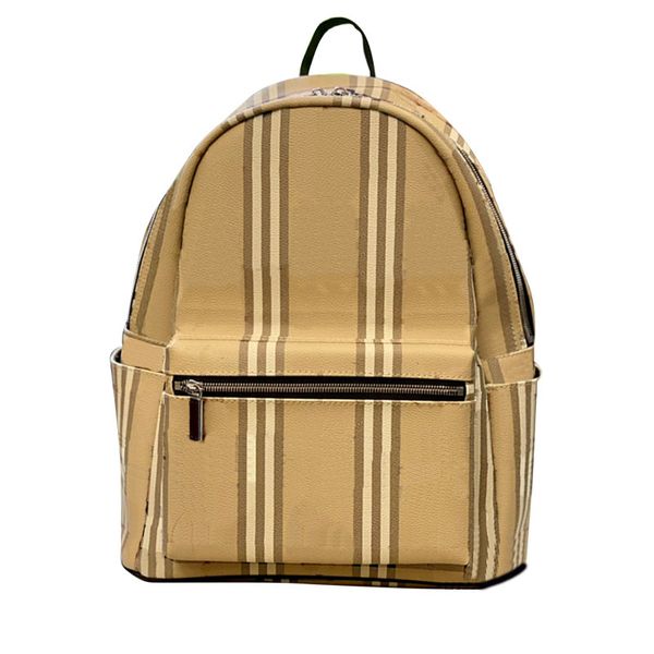 classic stripes backpack style handbags plaid metal hardware fashion genuine leather large capacity school bag shoulder bags outdoors back p
classic stripes backpack style handbags plaid metal hardware fashion genuine leather large capacity school bag shoulder bags outdoors back p