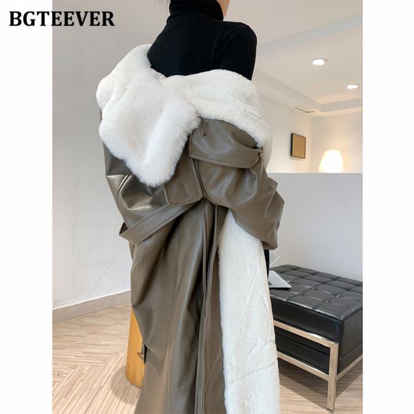 winter thicken liner fur women pu leather trench coats 2021 warm long jacket female lapel belted ladies overcoat, Tan;black
winter thicken liner fur women pu leather trench coats 2021 warm long jacket female lapel belted ladies overcoat, Tan;black