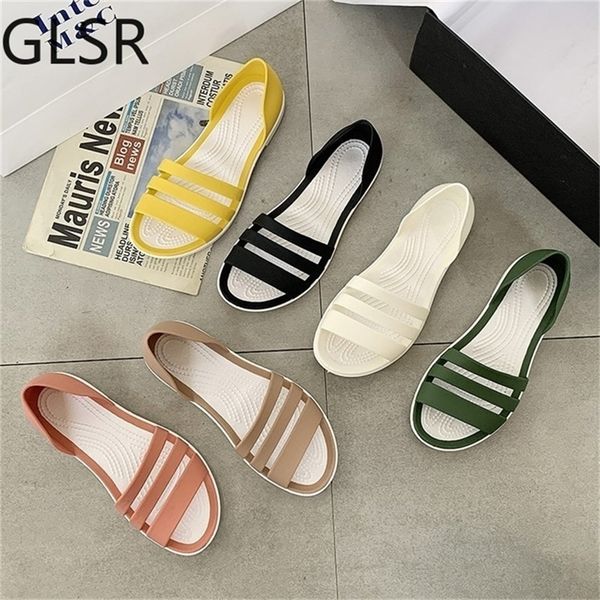 women summer flat sandals open toed slides slippers candy color casual beach outdoot female ladies jelly shoes 220704, Black
women summer flat sandals open toed slides slippers candy color casual beach outdoot female ladies jelly shoes 220704, Black