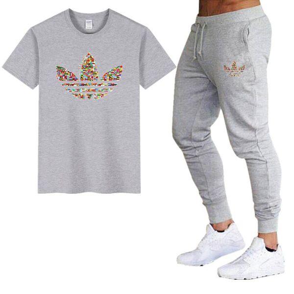 men's tracksuits 2022 new brand summer men's tracksuit men t-shirt trouser pants two piece sets 100% cotton shirts jogging sportsw, Gray
men's tracksuits 2022 new brand summer men's tracksuit men t-shirt trouser pants two piece sets 100% cotton shirts jogging sportsw, Gray