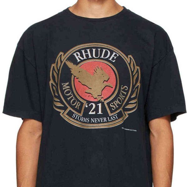rhude never last print hip hop t-shirt rhude 22ss retro letter american tide brand oversized men tee, White;black
rhude never last print hip hop t-shirt rhude 22ss retro letter american tide brand oversized men tee, White;black