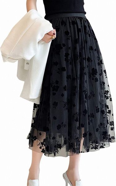 tutu tulle skirt elastic high waist layered skirt floral print mesh a-line midi skirt o7f8#, Black
tutu tulle skirt elastic high waist layered skirt floral print mesh a-line midi skirt o7f8#, Black