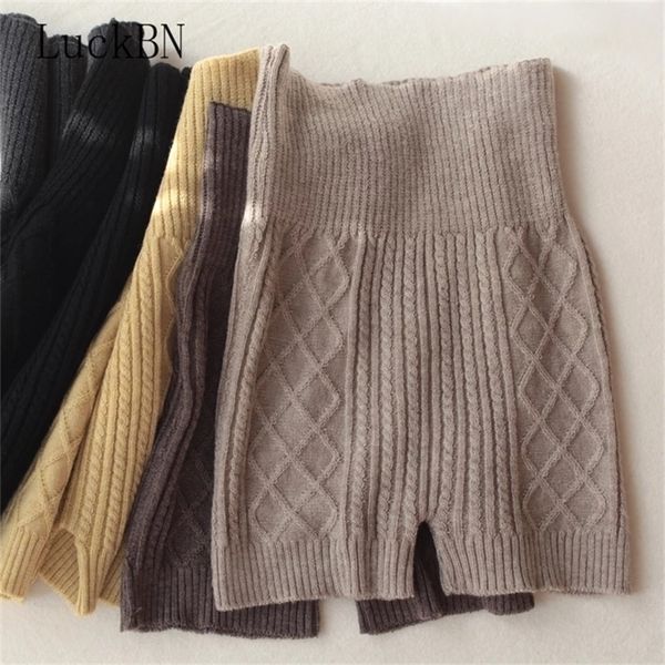 warm waist short leggings woolen clothing knit shorts women's autumn and winter thick high waist seamless sweater short trousers 220419, White;black
warm waist short leggings woolen clothing knit shorts women's autumn and winter thick high waist seamless sweater short trousers 220419, White;black