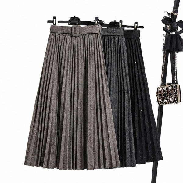 autumn elastic waist women long skirt with belt 2022 winter black a-line female solid pleated korea style femme skirts f9vf#
autumn elastic waist women long skirt with belt 2022 winter black a-line female solid pleated korea style femme skirts f9vf#