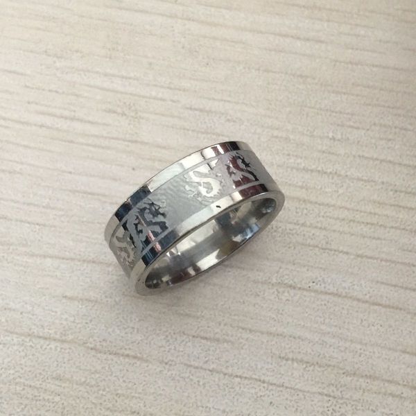 high polished hip hop men boy design 18k dragon ring silver 316l stainless steel rings fashion women wedding jewelry lady party gifts wholes
high polished hip hop men boy design 18k dragon ring silver 316l stainless steel rings fashion women wedding jewelry lady party gifts wholes