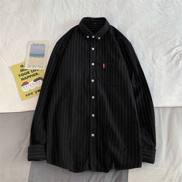summer new loosefit men's shirt hip hop casual brand harajuku longsleeve korean stylesolid color stripedstyle clothes, White;black
summer new loosefit men's shirt hip hop casual brand harajuku longsleeve korean stylesolid color stripedstyle clothes, White;black