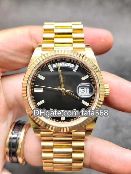 classic watch 18k gold president date sapphire bf manufacturer new edition diamond bezel 40mm dial automatic fashion men's watch, Slivery;brown
classic watch 18k gold president date sapphire bf manufacturer new edition diamond bezel 40mm dial automatic fashion men's watch, Slivery;brown