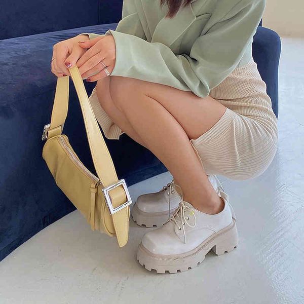 sandals patent leather lace up jk small shoes british style increased thick soled square toe korean version simple casual 6zst, Black
sandals patent leather lace up jk small shoes british style increased thick soled square toe korean version simple casual 6zst, Black
