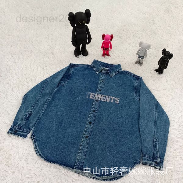 women's jackets designer the correct version of vet autumn tide brand crystal diamond denim shirt long sleeve jacket loose casual cw0g, Black;brown
women's jackets designer the correct version of vet autumn tide brand crystal diamond denim shirt long sleeve jacket loose casual cw0g, Black;brown